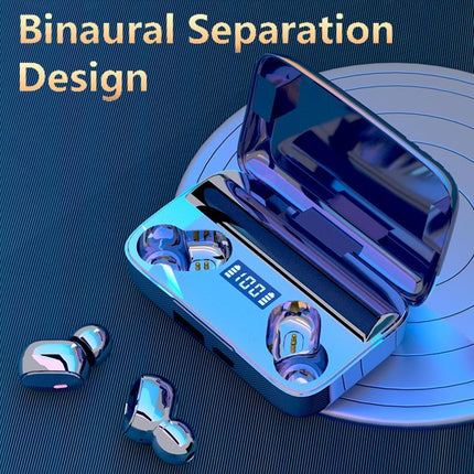 Wireless Earbuds With Noise Cancellation & Magnetic Charging - Led Display