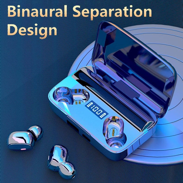 Wireless Earbuds With Noise Cancellation & Magnetic Charging - Led Display