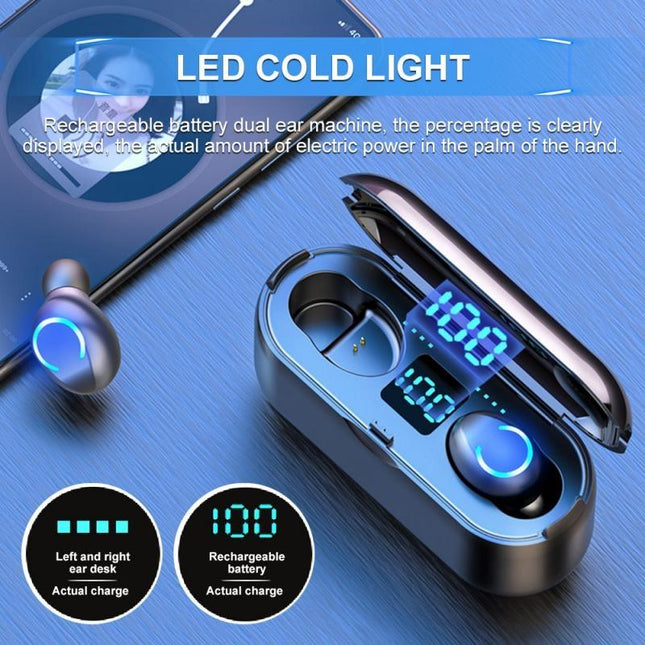 Mini Touch Bluetooth Earphones With Noise Cancelling And Charging Box