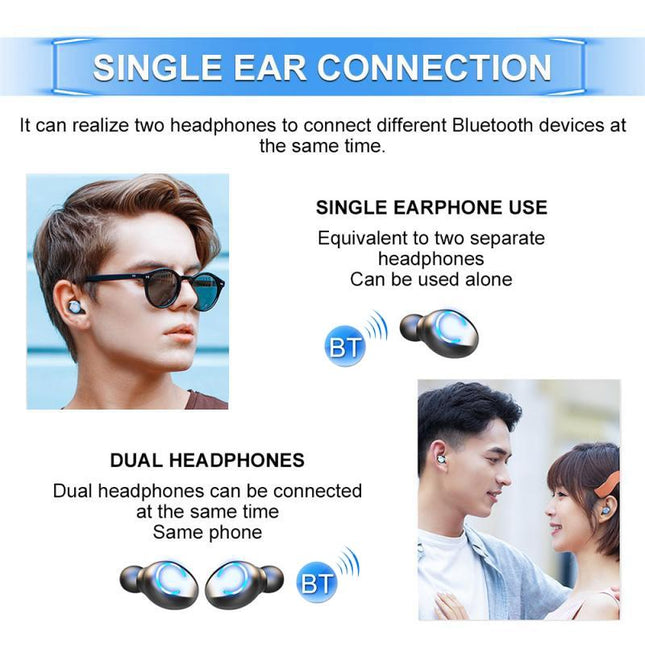 Mini Touch Bluetooth Earphones With Noise Cancelling And Charging Box