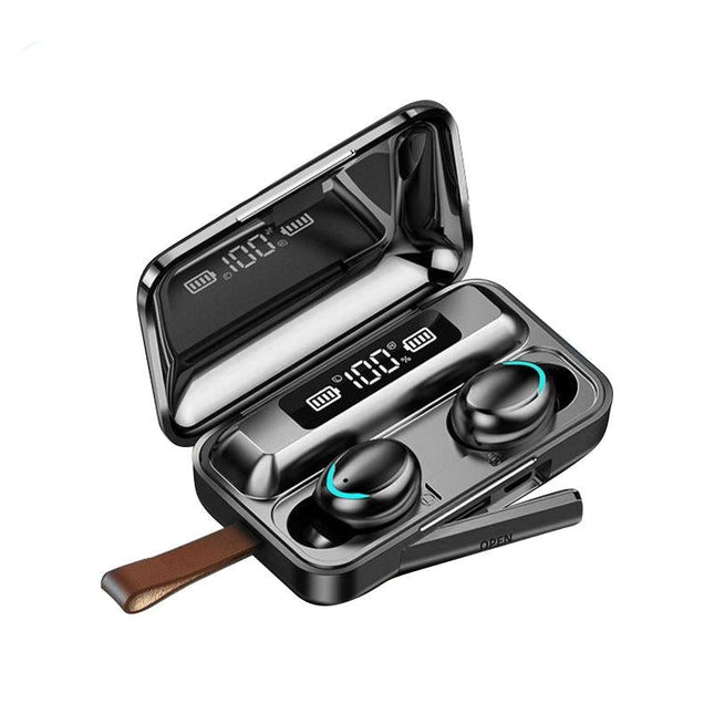 Jerry Solution Touch Bluetooth Earphones With Magnetic Charging Box - F9-5C
