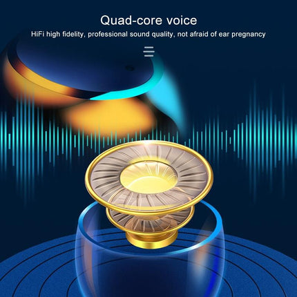 Jerry Solution Touch Bluetooth Earphones With Magnetic Charging Box - F9-5C