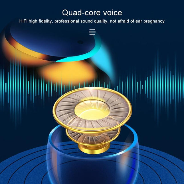 Jerry Solution Touch Bluetooth Earphones With Magnetic Charging Box - F9-5C