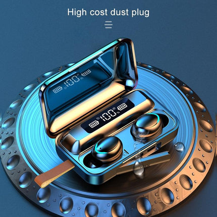 Jerry Solution Touch Bluetooth Earphones With Magnetic Charging Box - F9-5C