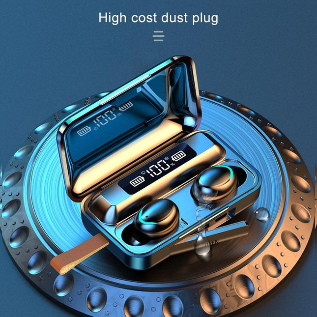 Jerry Solution Touch Bluetooth Earphones With Magnetic Charging Box - F9-5C