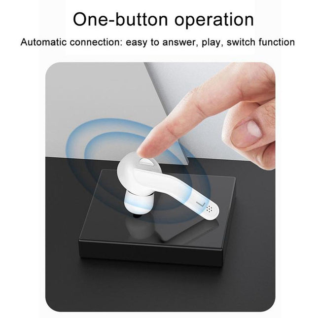 Wireless Stereo Earphones With Magnetic Charging Box - T-88