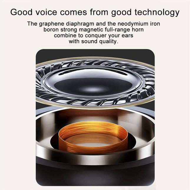 Wireless Stereo Earphones With Magnetic Charging Box - T-88