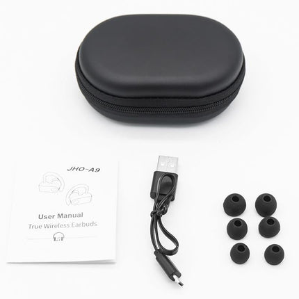 Jho-A9 Tws Wireless Bluetooth Earphones With Charging & Storage Bag