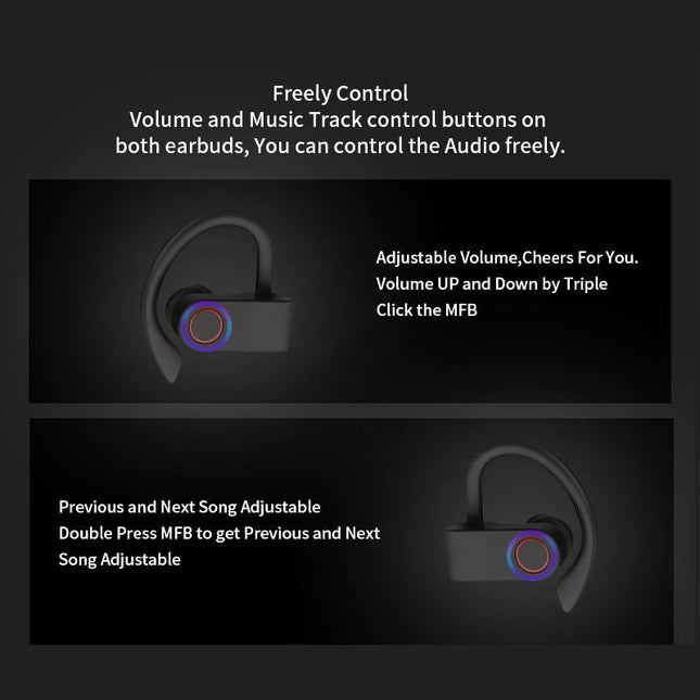 Jho-A9 Tws Wireless Bluetooth Earphones With Charging & Storage Bag