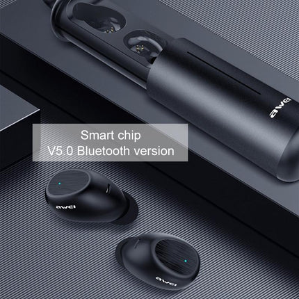 Wireless Sports Headset With Portable Charging Case - T55 Tws Bluetooth V5.0 Black