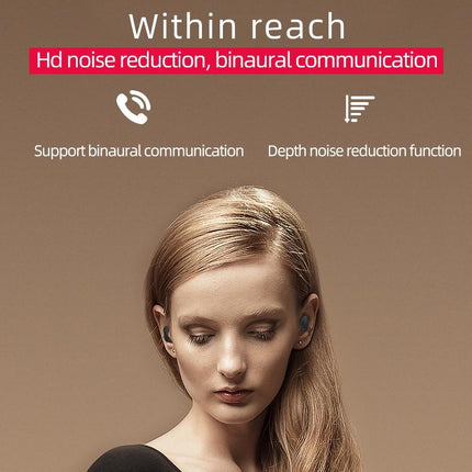 Waterproof Wireless Bluetooth Earphones With Charging Box - A6S