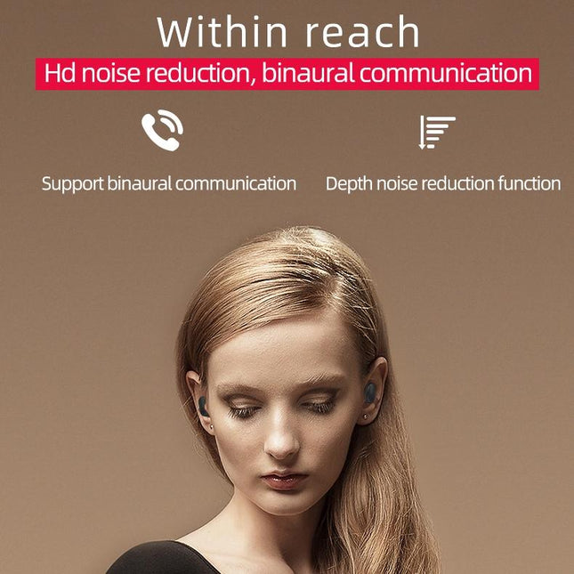 Waterproof Wireless Bluetooth Earphones With Charging Box - A6S