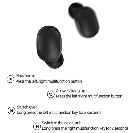 Waterproof Wireless Bluetooth Earphones With Charging Box - A6S