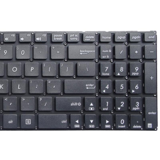 Asus X555 Laptop Keyboard - Us Layout Black