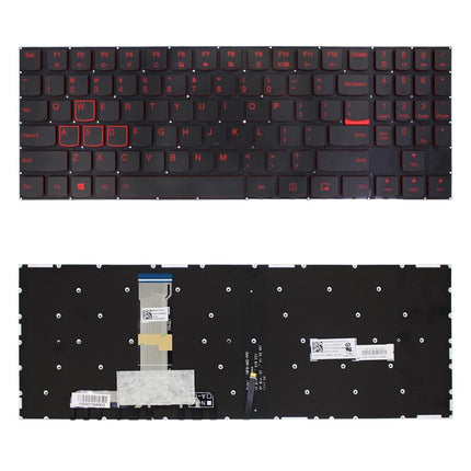 Backlit Us Keyboard For Lenovo Legion Y520 / Y720 / R720 - Black