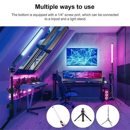 Handheld Rgb Led Video Stick Light With Type-C Port