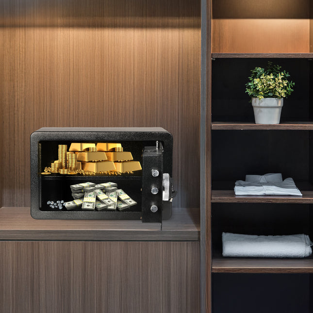 8.1L Digital Security Safe Box Fingerprint Key Lock