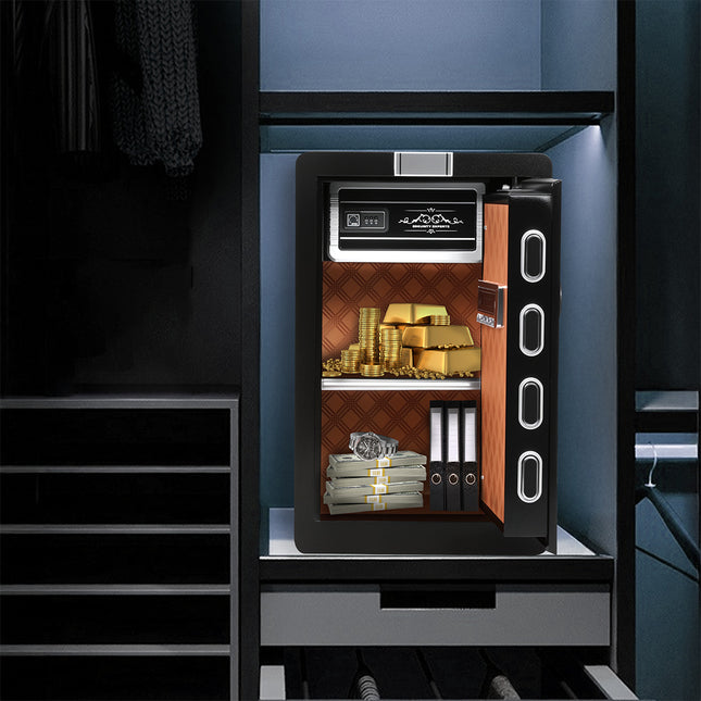 60L Fingerprint Large Security Safe Box Money Safe Box