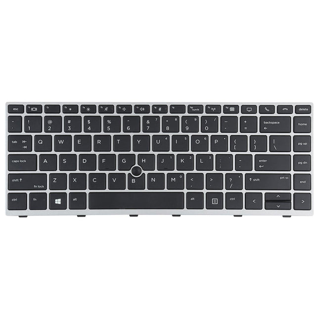 Silver Keyboard With Pointing Stick For Hp Elitebook G5 Series