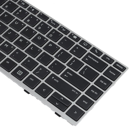 Silver Keyboard With Pointing Stick For Hp Elitebook G5 Series