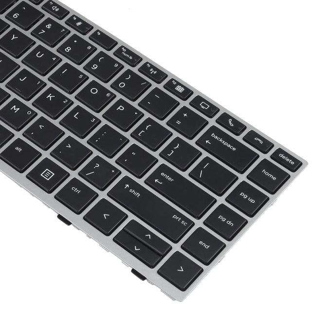 Silver Keyboard With Pointing Stick For Hp Elitebook G5 Series