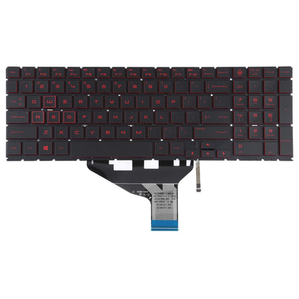 Red Backlit Us Keyboard For Hp Omen 15 / 17 Series