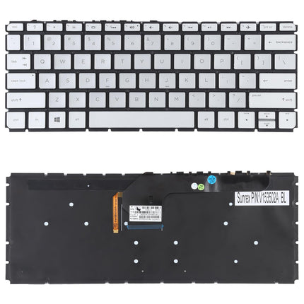 Silver Backlit Keyboard For Hp Envy 13-D Us Version
