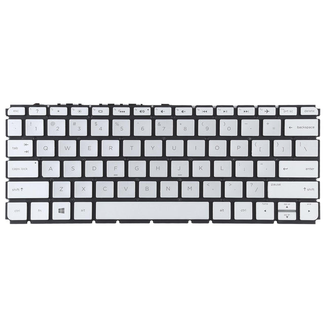 Silver Backlit Keyboard For Hp Envy 13-D Us Version