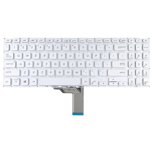 Us Keyboard With Backlight For Asus Vivobook X512 - Silver