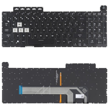 Us Version Backlit Keyboard For Asus Tuf Gaming F15 Fx506 / Fa506