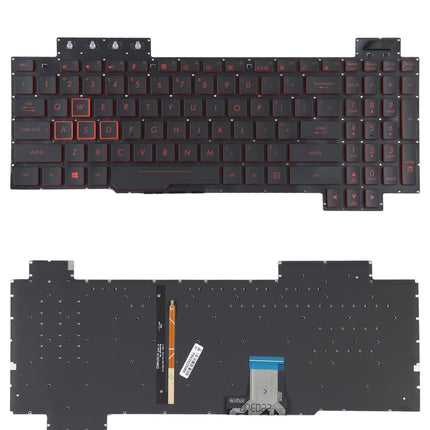 Backlit Us Keyboard For Asus Fx80 Fx505 Fz80G Zx80G