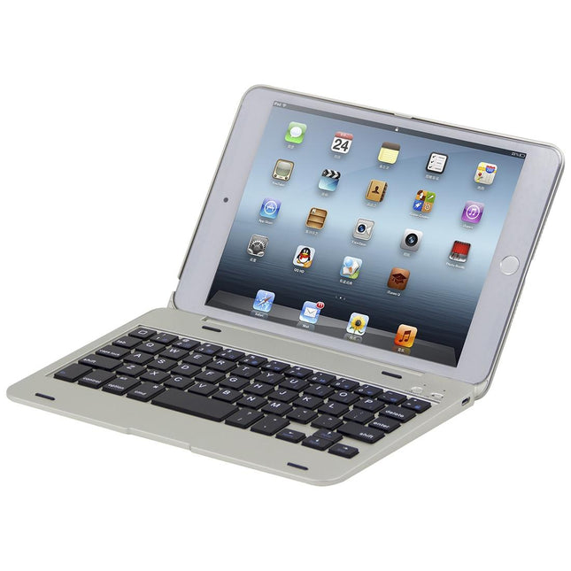 Bluetooth Keyboard Tablet Case For Ipad Mini 5 / 4 - Silver