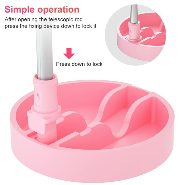 Multi-Function Live Broadcast Ring Light With Phone Holder - G6 Black