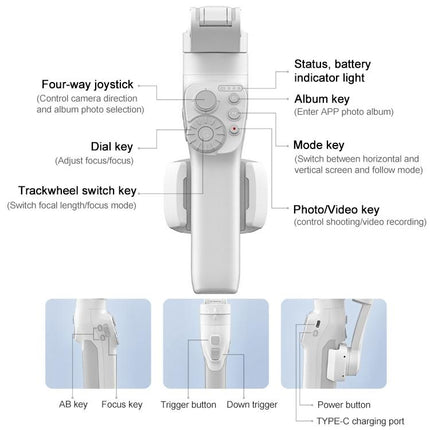 Vimble 3 Se Handheld Stabilizer - Three-Axis Gimbal With Anti-Shake Technology