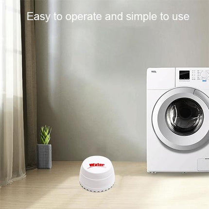 Water Leak Detector With Dual Sensors - White