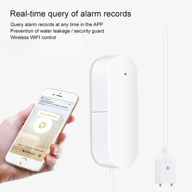 Smart Wifi Water Leak Detector - Household Sensor