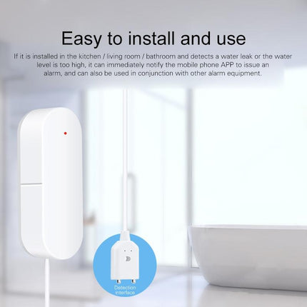 Smart Wifi Water Leak Detector - Household Sensor
