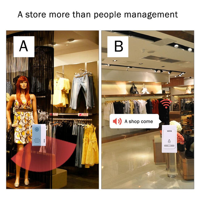 Smart Wireless Doorbell With Dual Receiver - 120M Range