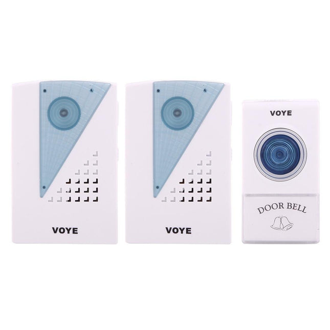 Smart Wireless Doorbell With Dual Receiver 120M Range