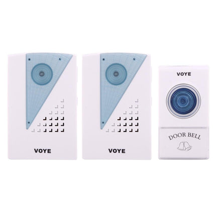 Smart Wireless Doorbell With Dual Receiver 120M Range