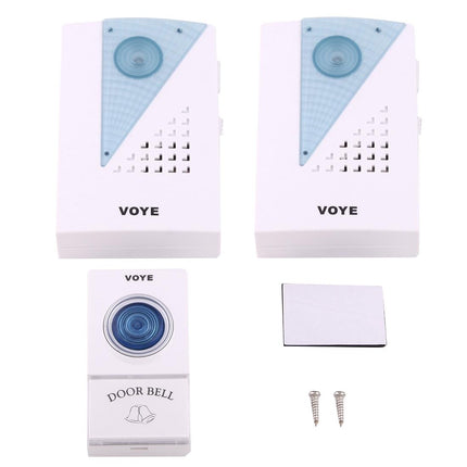 Smart Wireless Doorbell With Dual Receiver 120M Range