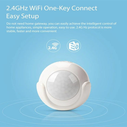 Wireless Wifi Motion Sensor For Android / Ios - Ultra-Bright Red Led