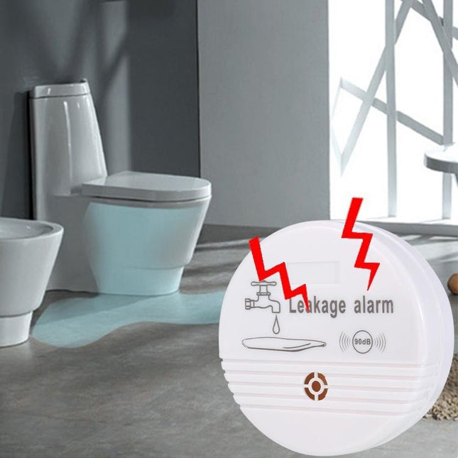 Home Water Leak Detector Alarm - 360 Degree Sensor 85Db Volume