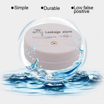 Home Water Leak Detector Alarm - 360 Degree Sensor 85Db Volume