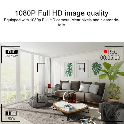 Smart Home Wifi Remote Hd Cat Eye Camera - 1.8Mm Focal Length Black