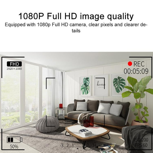 Smart Home Wifi Remote Hd Cat Eye Camera - 1.8Mm Focal Length Black