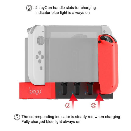 Joy Con Charging Dock For Nintendo Switch - Compact