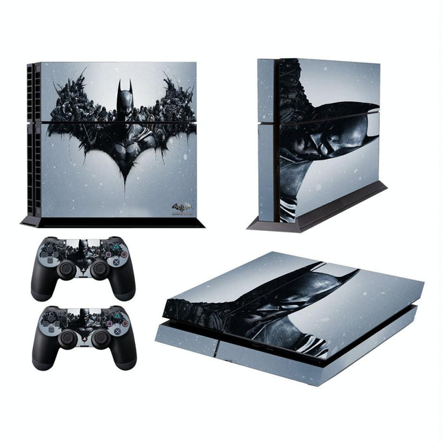 Batman Pattern Protective Sticker For Sony Ps4 - Fashion Design