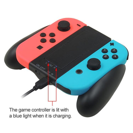 Joy Con Controller Grip With Charger - Compact And Convenient