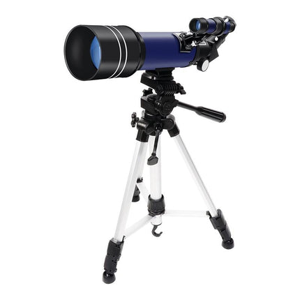 High Definition High Times Astronomical Telescope With Tripod - Blue 16X / 66X70